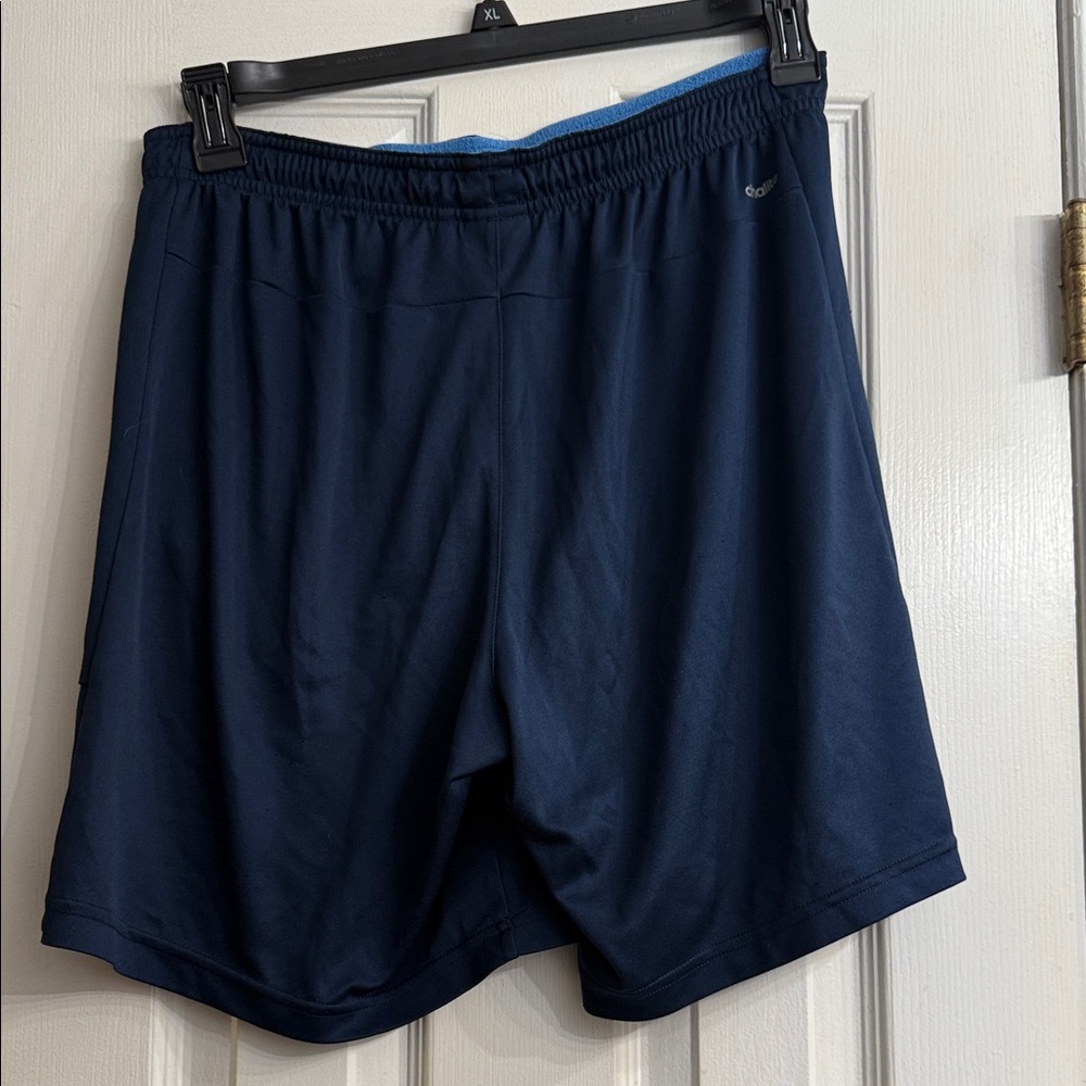 Adidas Men's Dark Blue Athletic Shorts men’s L - Picture 3 of 4